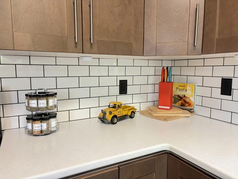 Spices, knives and a cutting board, so you can start cooking the day you arrive