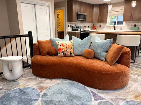 Sink into the sofa after a long day of exploring